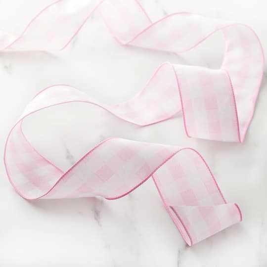 12 Pack: 2.5" x 8.3yd. Buffalo Check Wired Ribbon by Celebrate It™ Décor